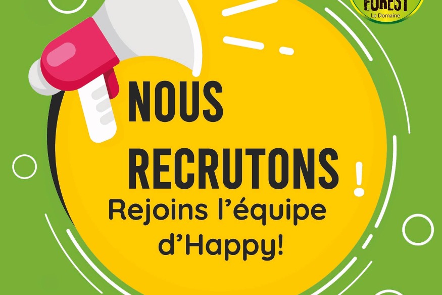 Happy Forest recrute pour la saison