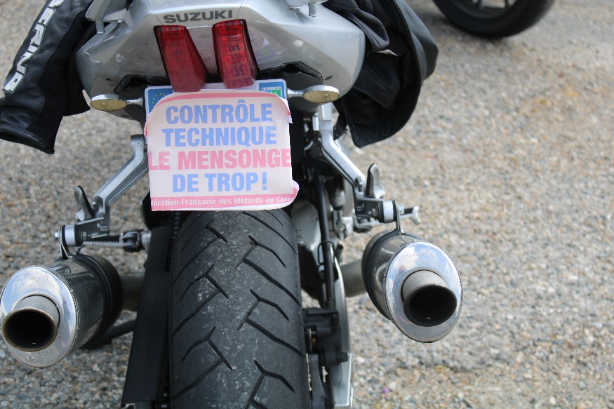 Manifestataion des Motards  cet après-midi à  Agen