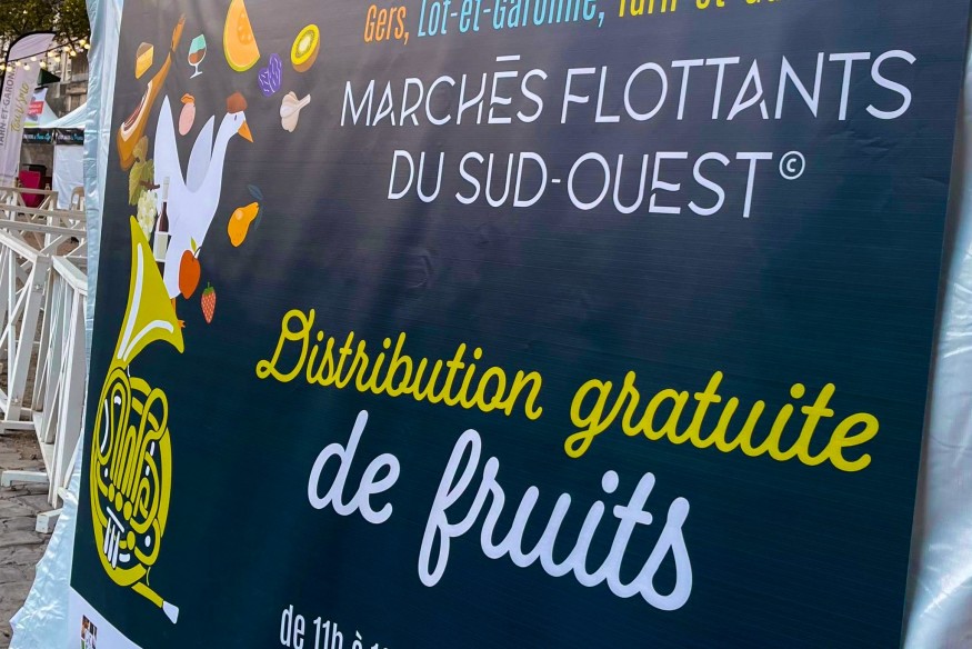 Programme  des  21èmes Marchés Flottants du Sud-Ouest à Paris