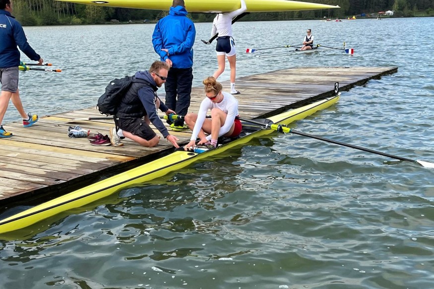 Le Championnat de France d'Aviron au Lac de L'Uby