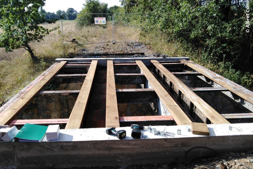 Voie Verte en Albret Point sur l’avancée des travaux